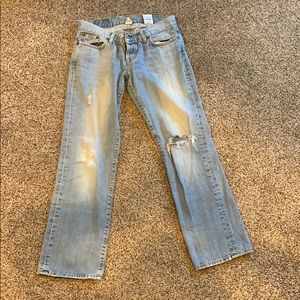 Distressed Lucky jeans